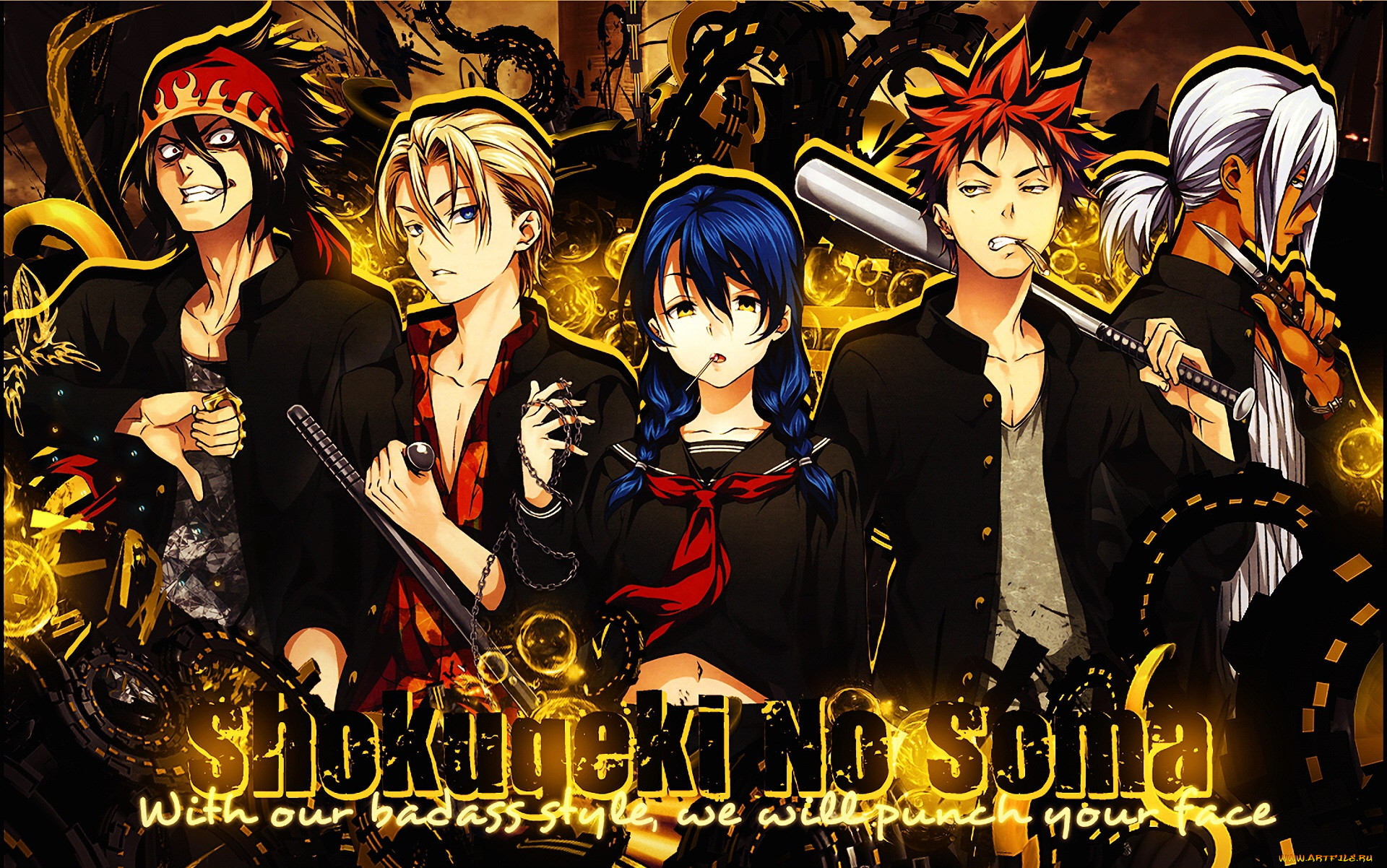 , shokugeki no soma, , 